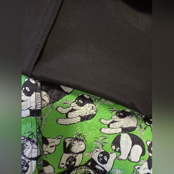 Modcloth Lace&Mesh Panda and Bamboo Dream Fit and Flare 60s Style Dress - Picture 6 of 6